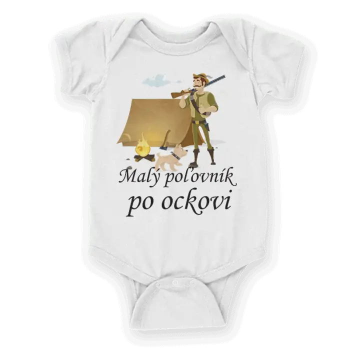 Detske body pre chlapca-maly polovnik po ockovi