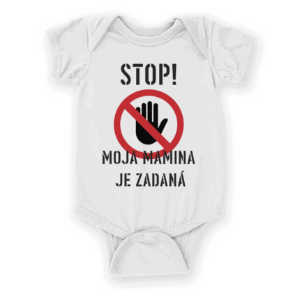 Detske body pre dievca-Stop moja mamina je zadana