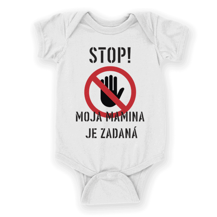 Detske body pre dievca-Stop moja mamina je zadana