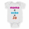 Dojcenske body pre chlapca aj pre dievc-mama+ocko=ja