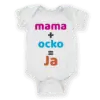 Dojcenske body pre chlapca aj pre dievc-mama+ocko=ja