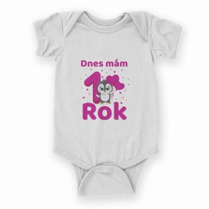 Dojcenske body pre dievca-Dnes mam jeden rok01