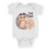 dojcenske body pre dievca a pre chlapca-maly dino dark love