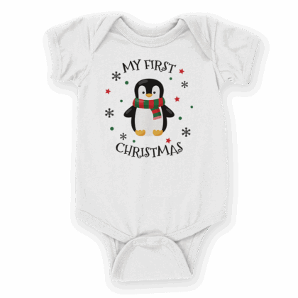 Detske body my first christmas s tucniakom