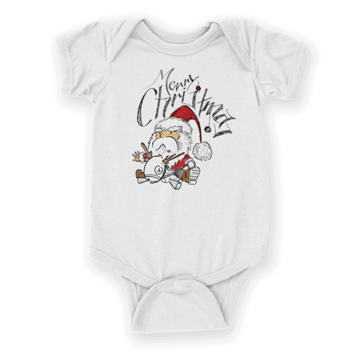 detske body s potlacou mikulas rocker