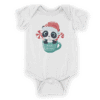 detske body s potlacou panda vesele vianoce
